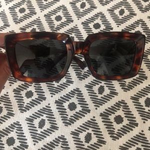 CELINE Tortoise Square Sunglasses